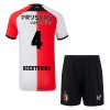 Conjunto (Camiseta+Pantalón Corto) Feyenoord Rotterdam Geertruida 4 Primera Equipación 2024-25 - Niño